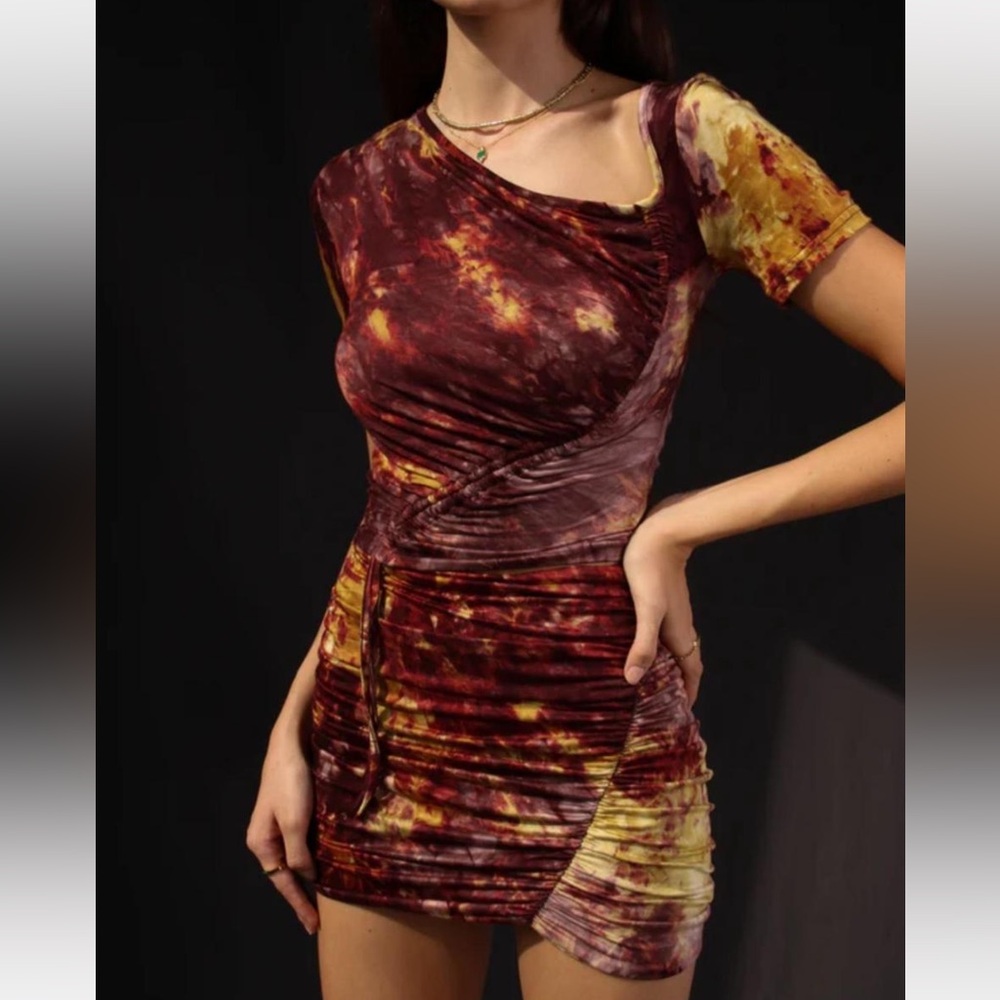 Ruve Matching Coard Set with Crop Top and Skirt